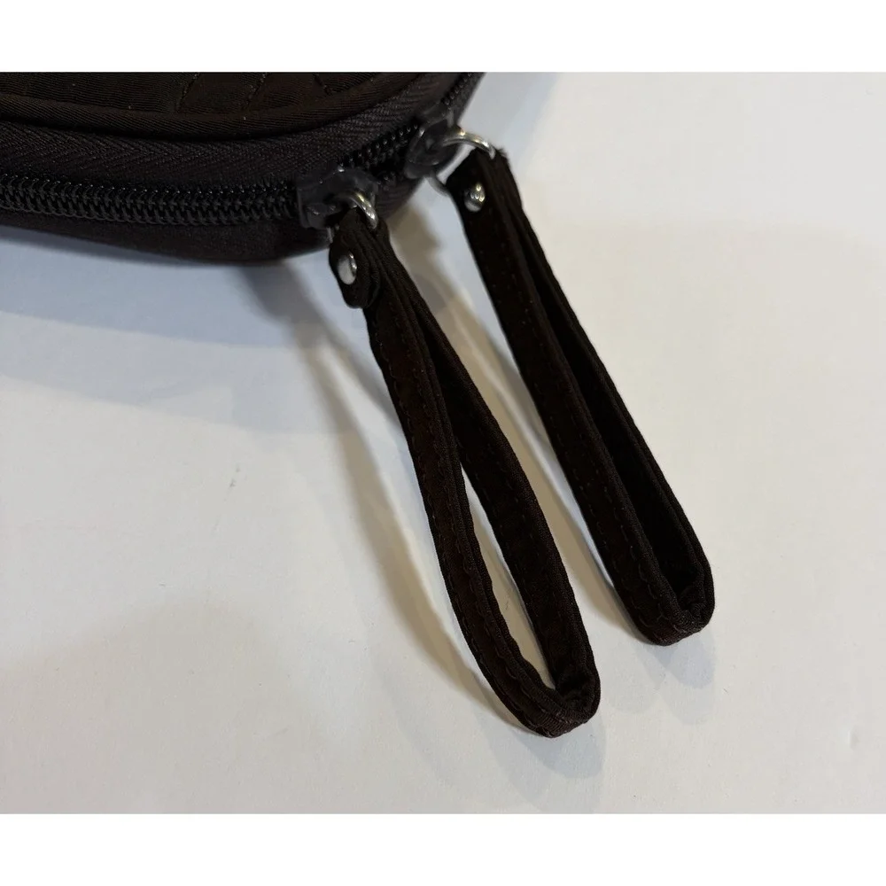 Vera Bradley Classic Quilted Padded Laptop Sleeve Case Brown 17